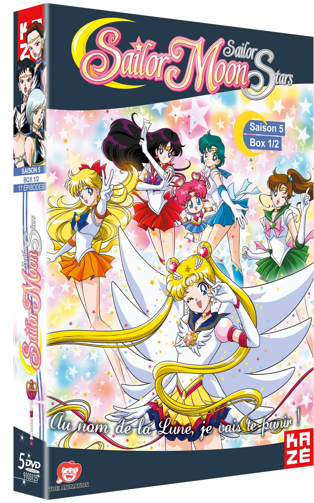 Dvd Sailor Moon Saison 1 Partie 1 Sailor moon sailor stars - saison 5 - partie 1 sur 2 - 5 dvd
