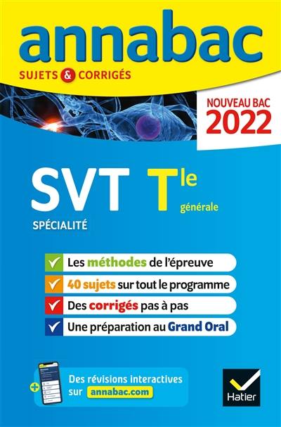 SVT spécialité, terminale générale : nouveau bac 2022