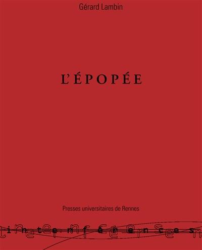 L'épopée : genèse d'un genre littéraire en Grèce