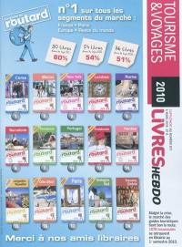 Livres Hebdo, supplément, n° 811. Tourisme & voyages 2010