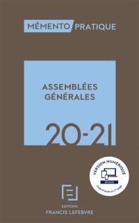 Assemblées générales 2020-2021