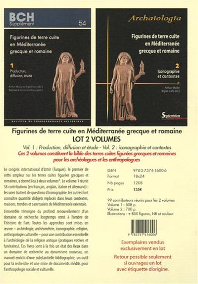 Figurines de terre cuite en Méditerranée grecque et romaine : lot 2 volumes