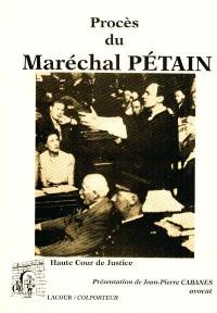 Procès du maréchal Pétain