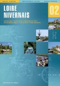 Loire, Nivernais : canal du Loing, canal de Briare, canal latéral à la Loire, canal de Roanne à Digoin, canal du Centre, canal du Nivernais