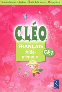 CLEO, français CE1 : aide-mémoire
