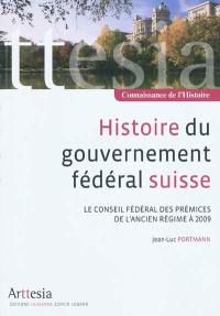 Histoire du gouvernement fédéral suisse : le Conseil fédéral des prémices de l'Ancien Régime à 2009