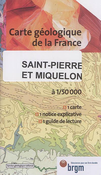 Saint-Pierre et Miquelon : carte géologique de la France à 1:50.000