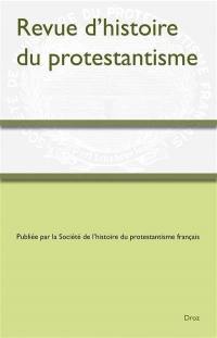 Revue d'histoire du protestantisme, n° 2 (2019)