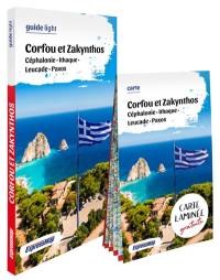 Corfou et Zakynthos : Céphalonie, Ithaque, Leucade, Paxos : guide + carte