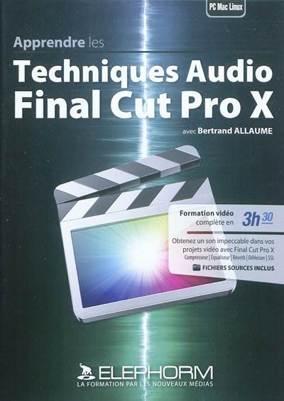 Apprendre les techniques audio : Final Cut Pro X