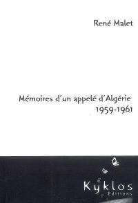 Mémoires d'un appelé d'Algérie, 1959-1961