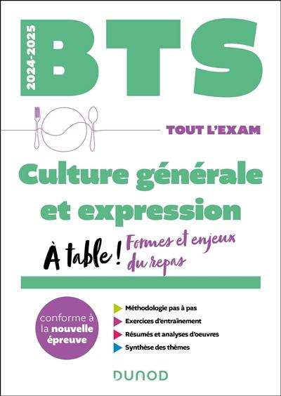 Culture générale et expression, BTS 2024-2025