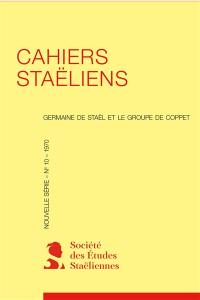 Cahiers staëliens, n° 10