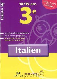 Italien 3e, 14-15 ans : niveau A1+A2 du CECR