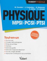 Physique MPSI, PCSI, PTSI : tout-en-un : conforme au nouveau programme