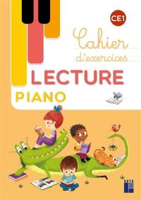 Lecture piano CE1 : cahier d'exercices
