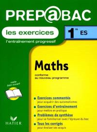 Maths, 1re ES : les exercices
