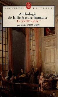 Anthologie de la littérature française, XVIIIe siècle