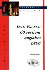 Into french, 60 versions anglaises DEUG