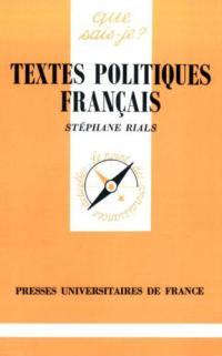Textes politiques français
