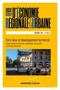 Revue d'économie régionale et urbaine, n° 5 (2023). Tiers-lieux et développement territorial