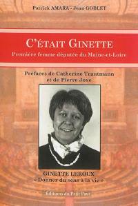 C'était Ginette : première femme députée de Maine-et-Loire