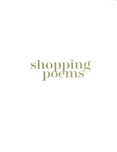 Shopping poems