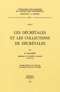 Les décrétales et les collections de décrétales
