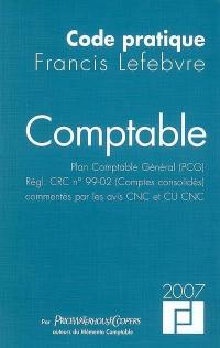 Comptable : Plan comptable général (PCG), Règl CRC n° 99-02 (comptes consolidés), commentés par les avis CNC et CU CNC