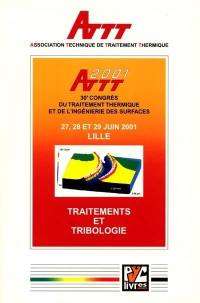ATTT 2001 : traitements et tribologie