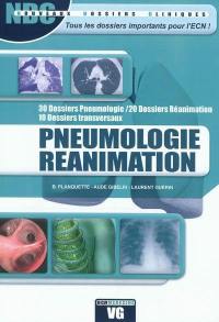 Pneumologie, réanimation : 30 dossiers pneumologie, 20 dossiers réanimation, 10 dossiers transversaux