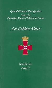 Cahiers verts, nouvelle série (Les), n° 1
