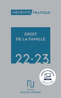 Droit de la famille 2022-2023