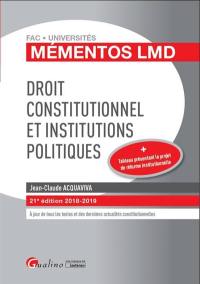 Droit constitutionnel et institutions politiques : 2018-2019