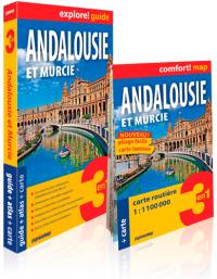 Andalousie et Murcie : 3 en 1 : guide + atlas + carte