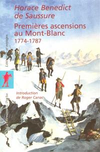 Premières ascensions au Mont-Blanc, 1774-1787