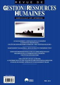 Revue de gestion des ressources humaines, n° 129