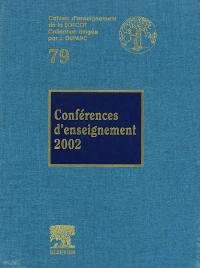 Conférences d'enseignement 2002