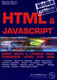 HTML & JavaScript : codes prêts à l'emploi pour dynamiser votre site Web