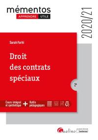 Droit des contrats spéciaux : 2020-2021
