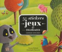 50 stickers jeux & coloriages : cahier-jeu John Doeuf