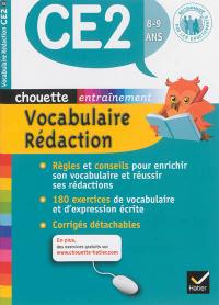 Vocabulaire rédaction CE2, 8-9 ans