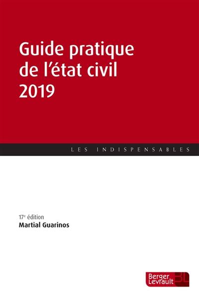 Guide pratique de l'état civil 2019