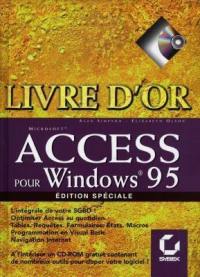 Access pour Windows 95, livre d'or