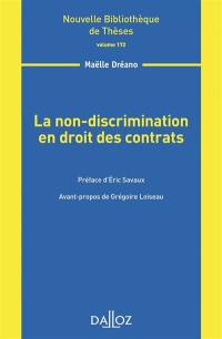 La non-discrimination en droit des contrats