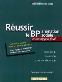 Réussir le BP animation sociale et son rapport final : l'animation avec les personnes âgées, deux rapports BEATP-BP analysés et commentés : principes, conseils, recommandations