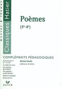 Poèmes (5e-4e) : compléments pédagogiques
