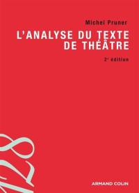 L'analyse du texte de théâtre
