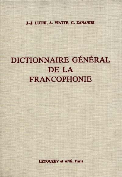 Dictionnaire général de la francophonie