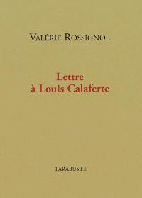 Lettre à Louis Calaferte